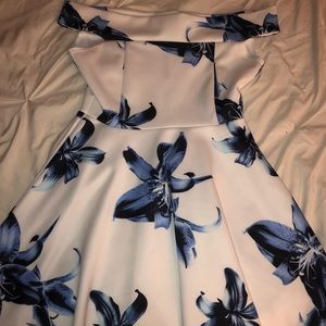 Off the shoulder floral dress
